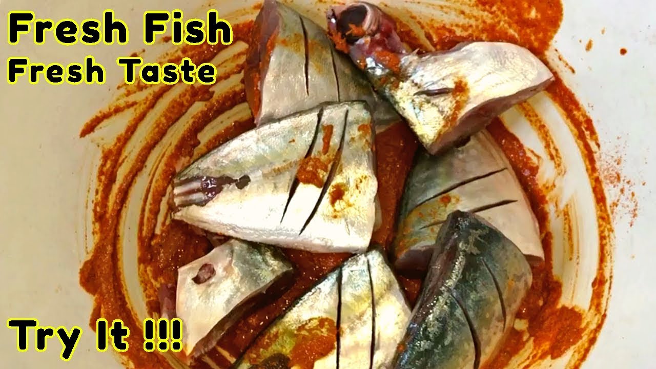 AROMATIC THENGA PAARAI FISH FRY | HORSE MACKEREL FISH FRY | BANGDA FISH FRY