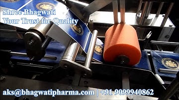 Automatic Sticker Labeling machine for product top surface