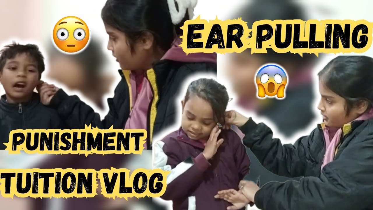 Ear Pulling Punishment || Daily Tuition Vlog 📚🎉 || Kid's Study And Masti In Tuition 