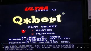NES Q bert Level 1 Level 1