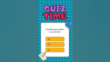 Find the next number: 2, 6, 12, 20, 30, ? math puzzle