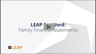 LEAP Webinar: LEAP for Word Financial Statements