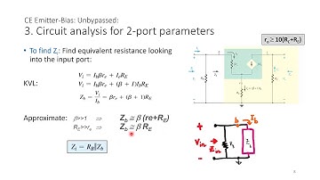 BJT AC Emitter Bias Lecture: V8VP3 ELE424 DL