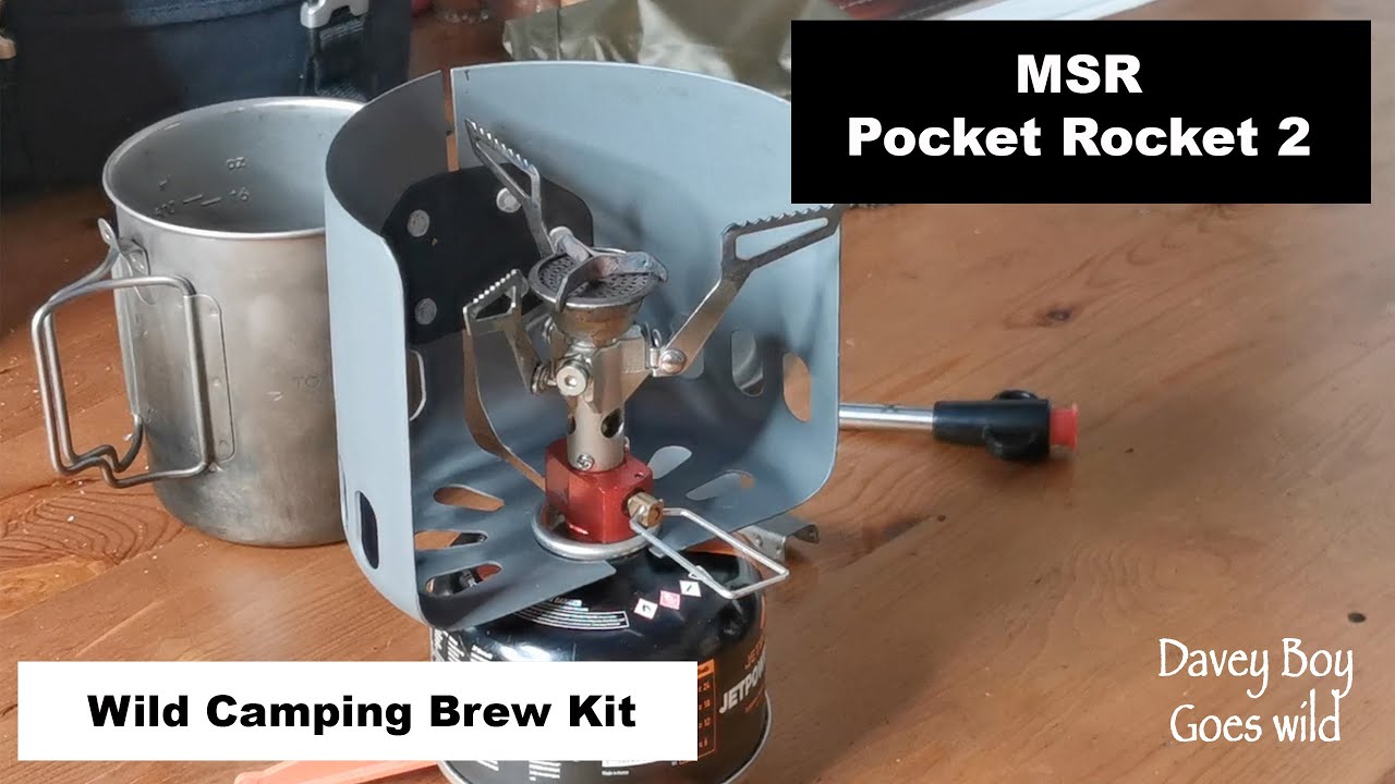 Gedeeltelijk half acht Roest Wildcamping Brewkit #1 - MSR Pocket Rocket 2, Tomshoo 750ml pot, Primus  Windshield, Jetboil stand - YouTube