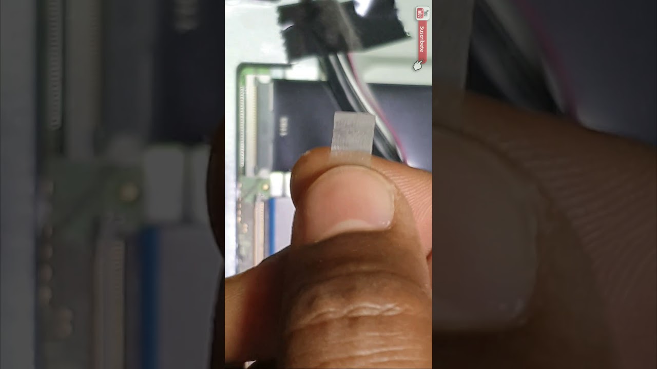 TCL PANTALLA DAÑADA CON PARPADEO  Y RAYAS Método sencillo resuelto en 1 minuto!