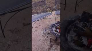 How to start a fire the redneck way