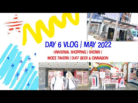 UNIVERSAL VLOG | PANDA EXPRESS | WE TRY DUFF BEER | HORROR MAKE UP SHOW | SHOPPING & MORE