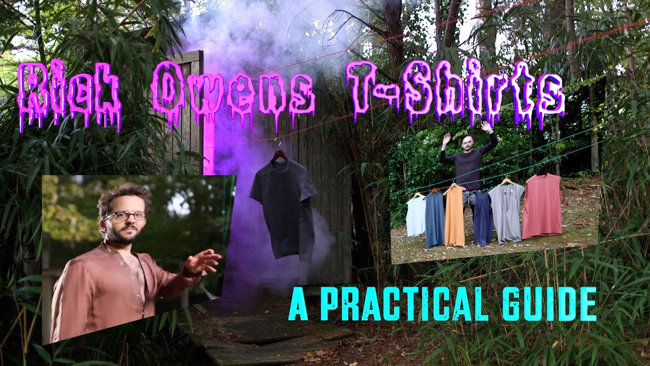 Rick Owens T-Shirts - A Practical Guide to the Fits, Styles, and Materials