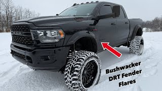 Bushwacker DRT Fender Flares Installed On My 2022 Ram 2500 Cummins