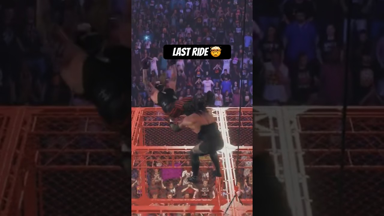 Hell in a Cell Finisher through the top 😳