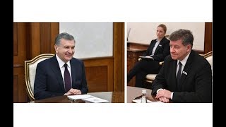 Президент Шавкат Мирзиёев 14 декабря провел встречу с генеральным директором МОТ Гаем Райдером