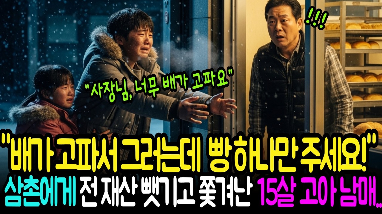 하루아침에 전 재산 뺏긴 15살 고아 남매,  빵 한조각이 운명을 뒤바꾸는데... 노후사연ㅣ감동사연ㅣ시니어사연ㅣ오디오북