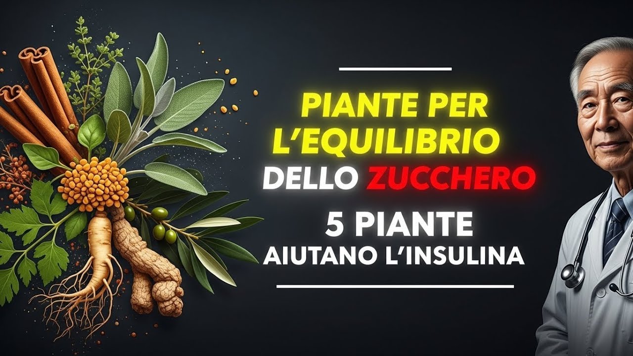 5 PIANTE PER L’EQUILIBRIO DELLO ZUCCHERO CHE AIUTANO L’INSULINA