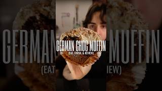 german chocolate cake muffin 🧁 #muffin #germanchocolatecake #review #mukbang #eatingshow