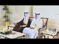 سمو ولي العهد يستقبل رئيس المجلس الأولمبي الآسيوي رئيس اللجنة الأولمبية القطرية