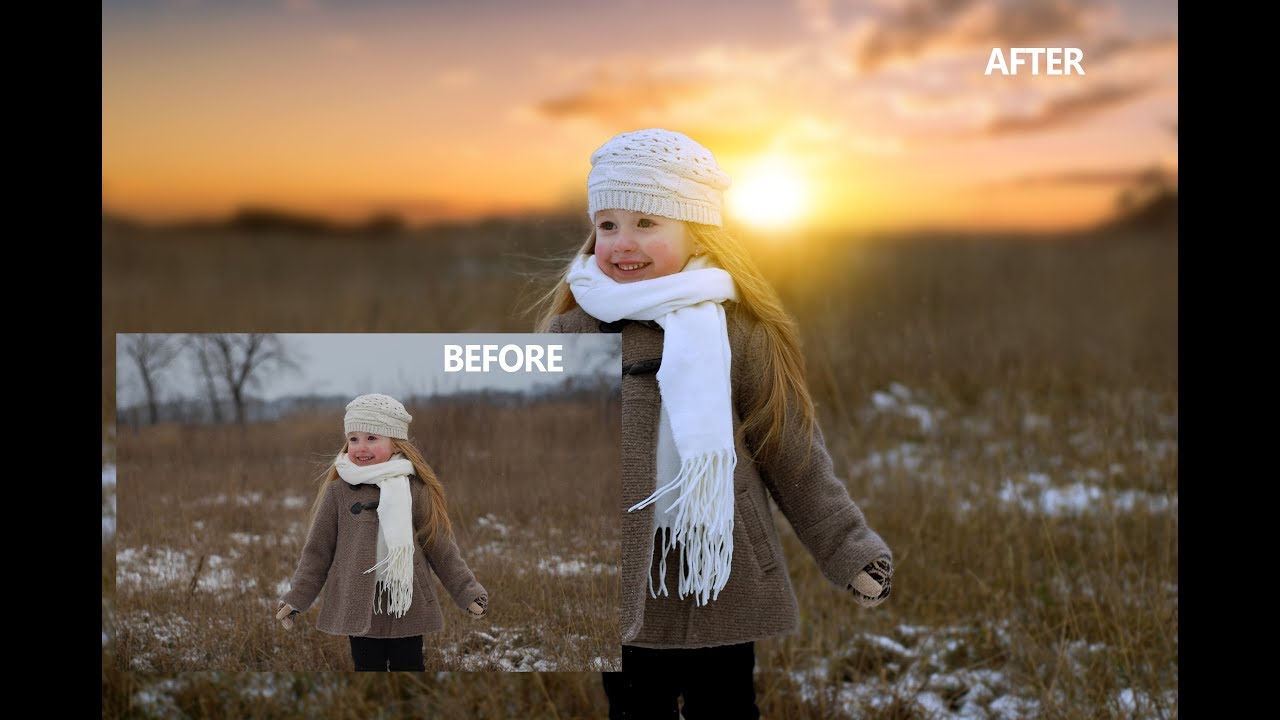 Photoshop CC  Fantasy Sunset Color Effects | Photoshop Tutorial