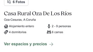 Dormir en Oza de los Ríos, casa rural *****, A Coruña ,Galicia