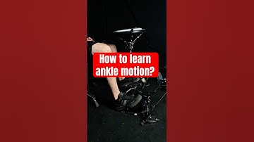 How to learn ankle motion? #drums