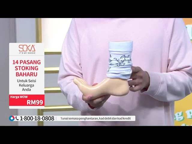 Stoking Halal SOKA kat Malaysia by CJWOW SHOP