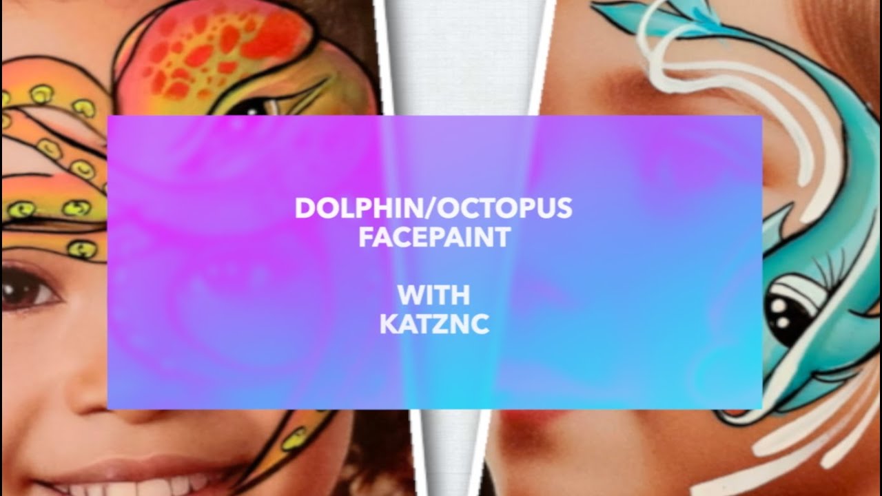 Dolphin & Octopus Facepaint