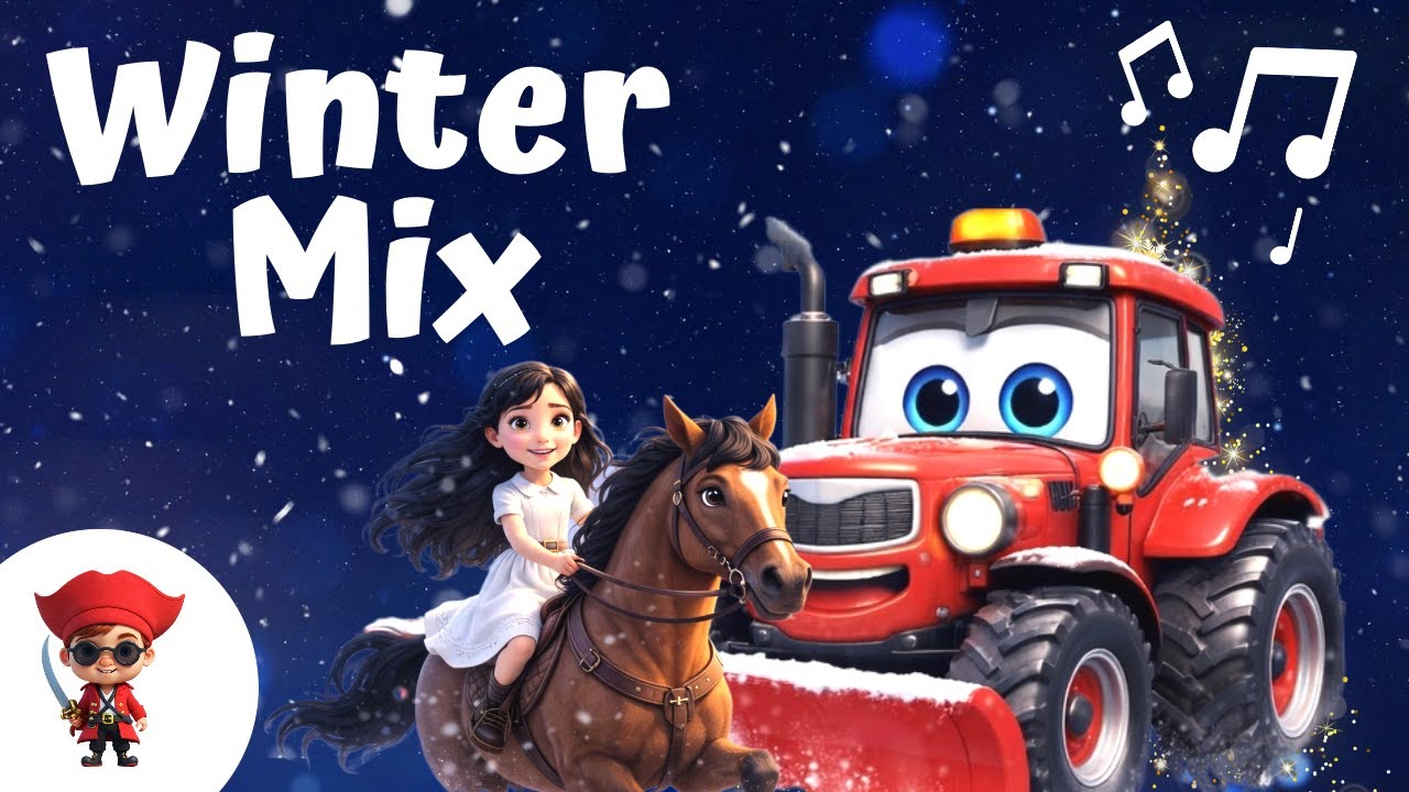 5 Winter Kinderlieder - Der beste Winter Mix für Kinder | Tonpiraten