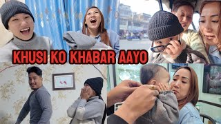 KHUSI KO KHABAR AAYO 😍