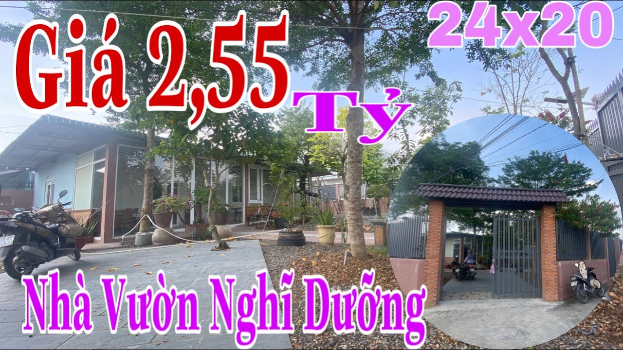 ✅Bán nhà Vườn Nghĩ Dưỡng 24x20|Giá Rẻ Nhất năm đúng... - youtube