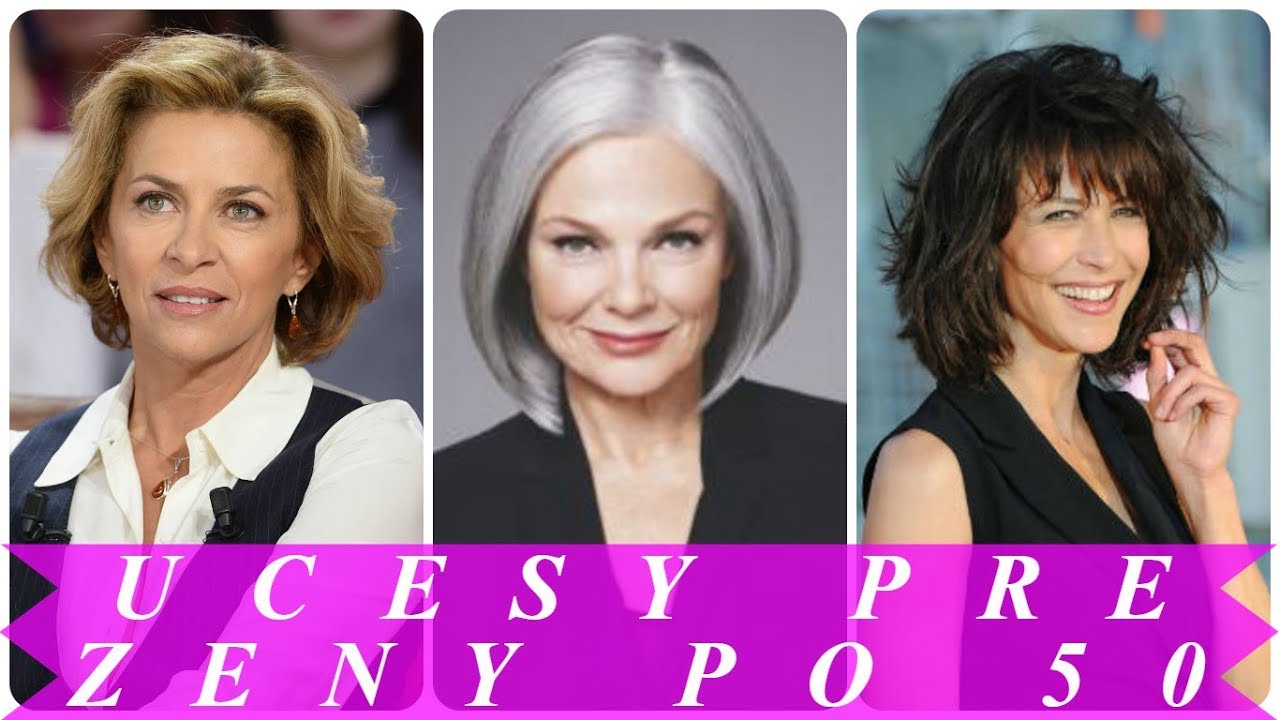 Trendy účesy pre ženy nad 50 rokov na jar 2018 - YouTube