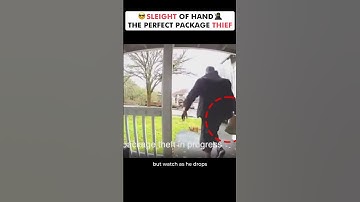 Sleight of hand - The perfect package thief 👀 #Shorts
