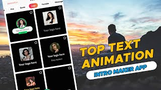 🔥Free Text Animation App !! Top Text Intro Maker application !! No Paid !! Ja Created !! screenshot 5