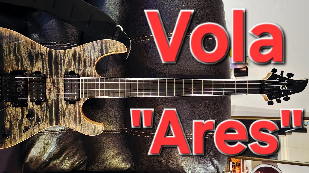 Vola "Ares" guitar Quilty woody goodness!!