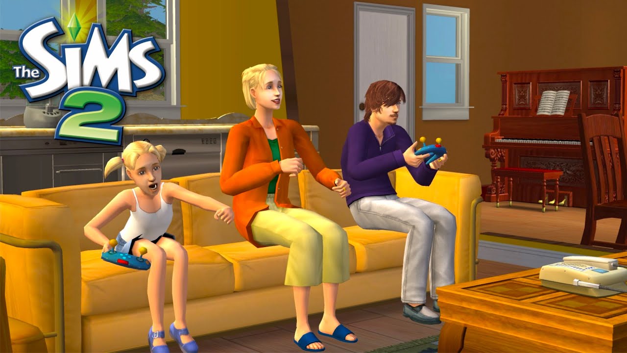 🌻 4K Cozy Family Days Pt. 2 | Sims 2 Peaceful Slow Gameplay | Rain & Thunder ASMR (No Commentary)