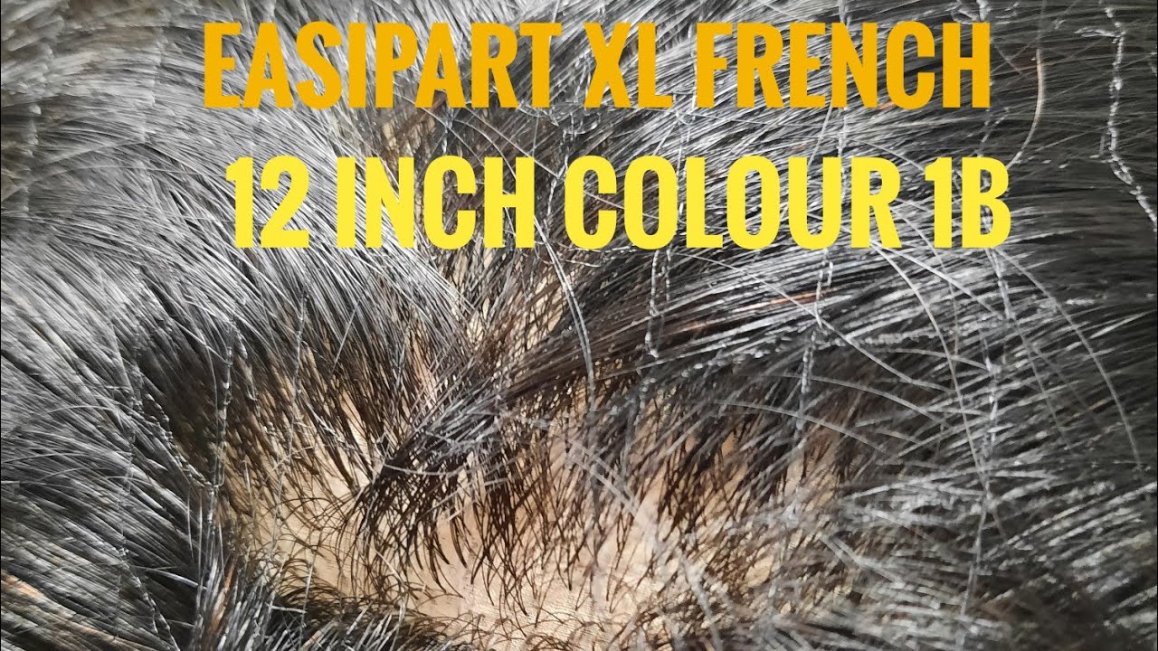 Easipart xl French Human Hair Colour 1B By Jon Renau
