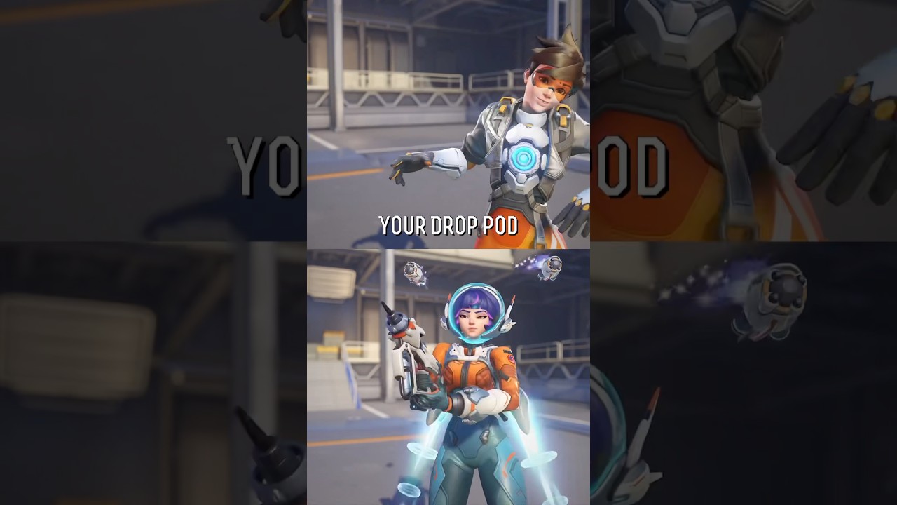 Juno and Tracer interaction - Overwatch 2