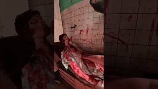 Reaching inside fred for the key #eulogycollective #horror #fake #makeup #costume #halloween