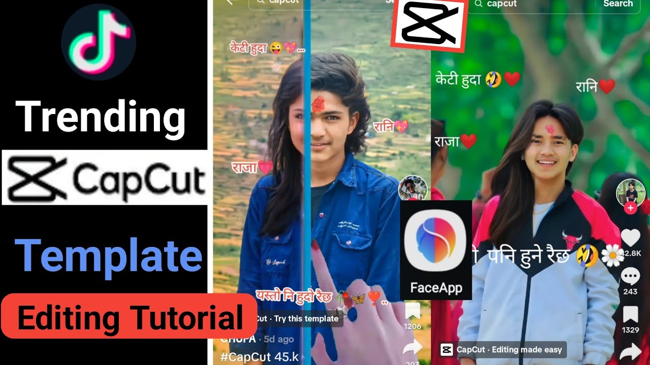 tiktok trend capcut template | tik tok viral video editing | capcut ...
