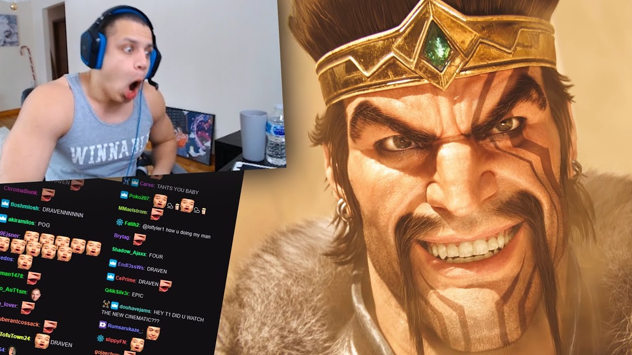 Tyler1 Reacts to Awaken (Draven Included) - League of Legends Cinematic