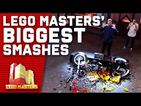 All the biggest smashes to ever happen on LEGO Masters! | LEGO Masters Australia