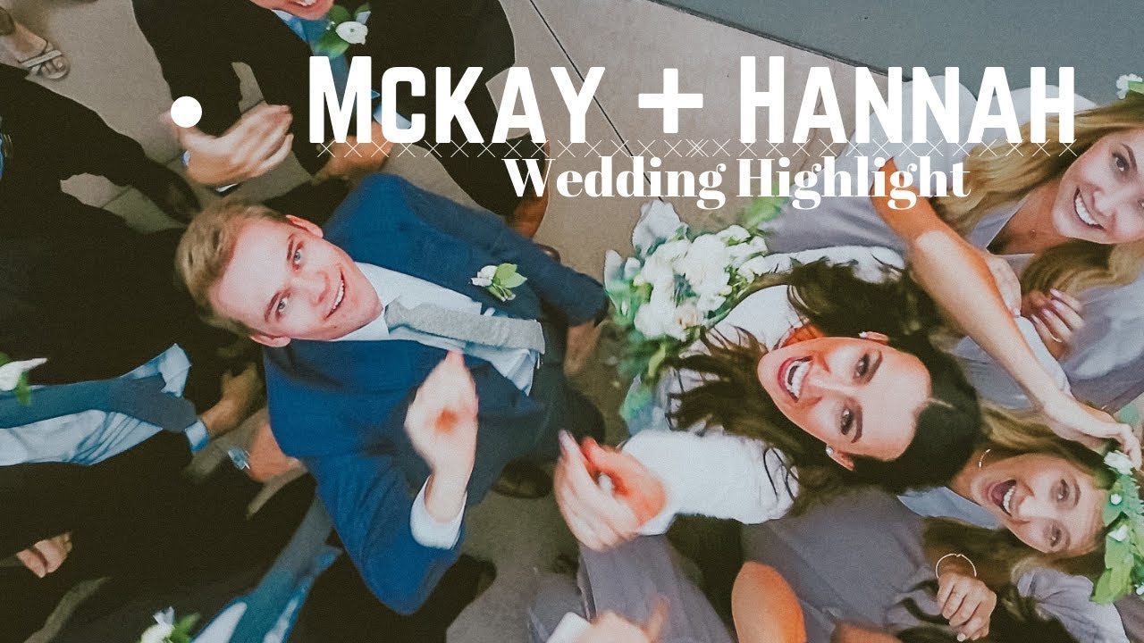 The WHOLE WEDDING ended up in the POOL!?? || Mckay + Hannah
