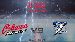 U16AA Ringette 4k Oshawa vs Richmond Hill May 4, 2023
