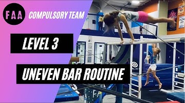 New Level 3 Bar Routine Progress