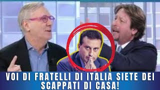 NON  PARLARE CON QUEI SCAPPATI DI CASA DI FRATELLI DI ITALIA!