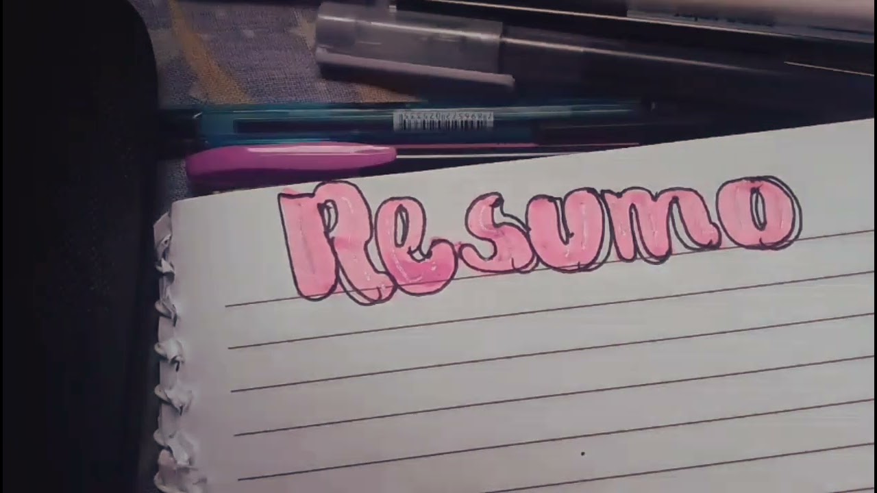 Study vlog 🩷 (Tutorial fazendo resumo ) versão Enem 🩷✨