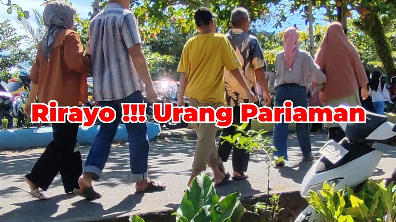 RAMAI-RAMAI BERDATANGAN KE KOTA PARIAMAN !!! UNTUK DAPAT HILIR MUDIK DI TEPI LAUT