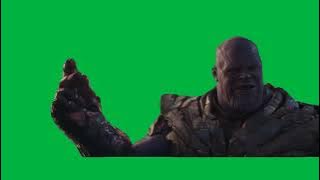 'I am inevitable' Thanos Snap Marvel Endgame Green Screen