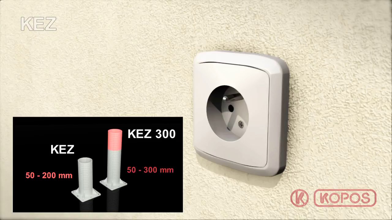 Montážní návod elektroinstalační krabice do zateplení KEZ - YouTube
