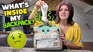 What's Inside My Mom's COVID BACKPACK? Yuck