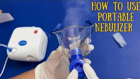 “How to Use Portable Nebulizer | Unboxing & Complete Demonstration”