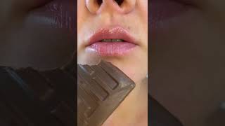  CHOCOLATE - short eating show  Luscious Lips - Mukbang ASMR #shorts #short #asmr #mukbang #sweet