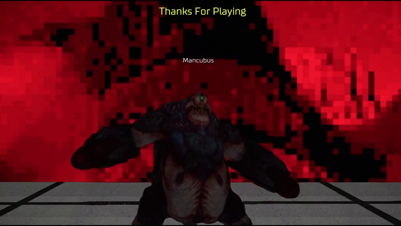 DOOM 2016 Snapmap DOOM 2 & 64 Ending without DoomGuy